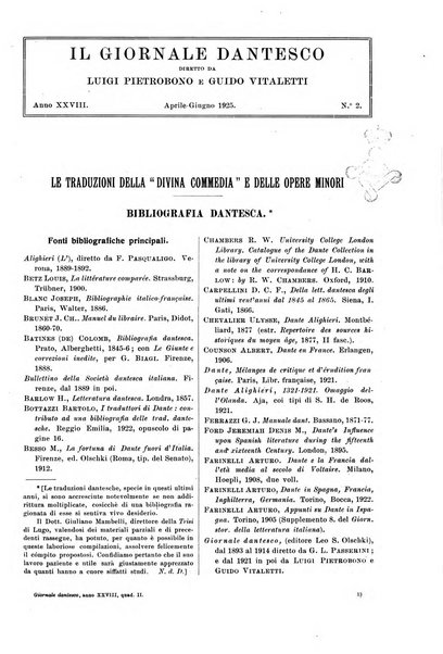 Giornale dantesco