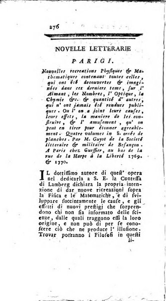 Giornale de'letterati