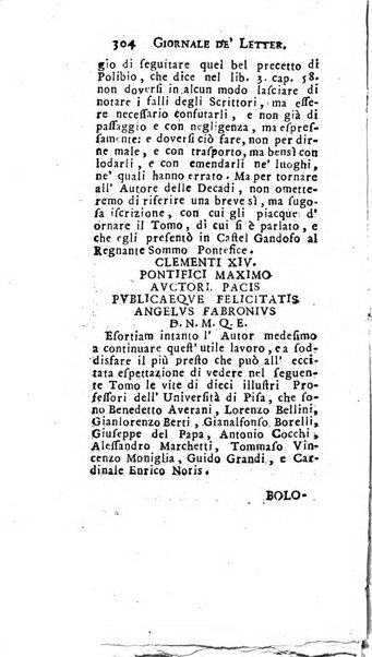 Giornale de'letterati