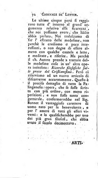 Giornale de'letterati