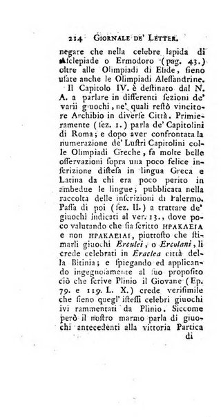 Giornale de'letterati