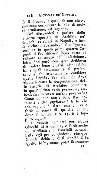 Giornale de'letterati