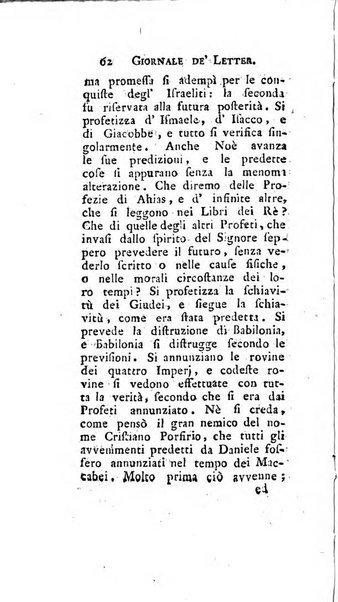 Giornale de'letterati