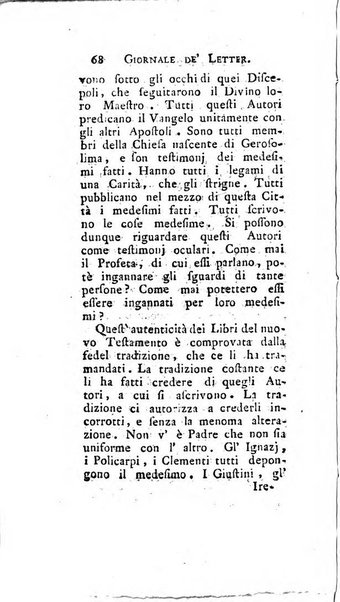 Giornale de'letterati