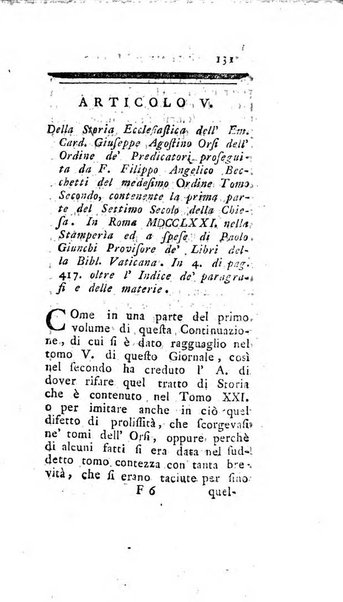 Giornale de'letterati