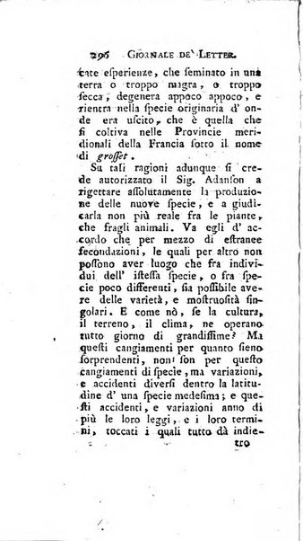 Giornale de'letterati