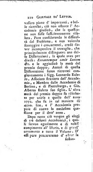 Giornale de'letterati