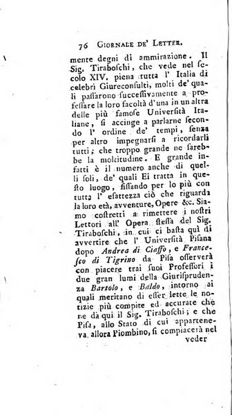 Giornale de'letterati