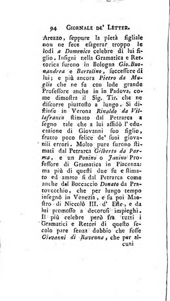 Giornale de'letterati