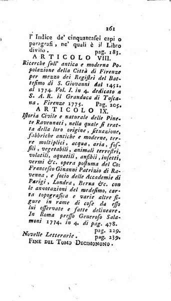 Giornale de'letterati