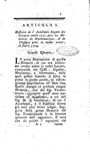 Giornale de'letterati