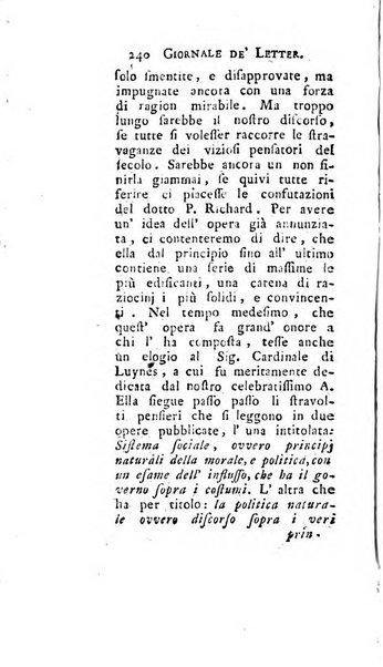 Giornale de'letterati