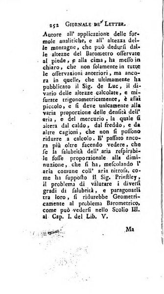 Giornale de'letterati