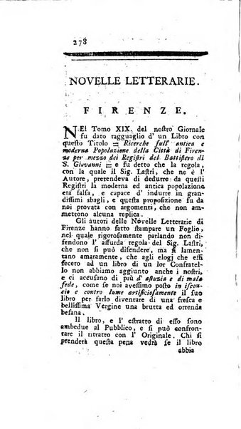 Giornale de'letterati