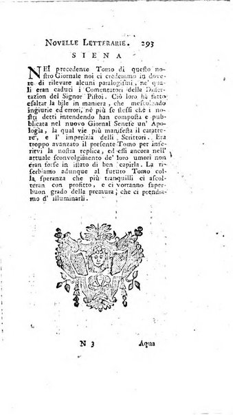 Giornale de'letterati