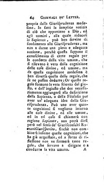 Giornale de'letterati