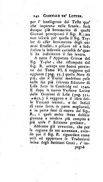 Giornale de'letterati