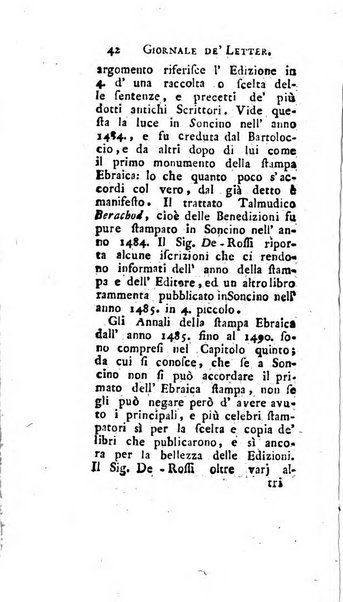 Giornale de'letterati