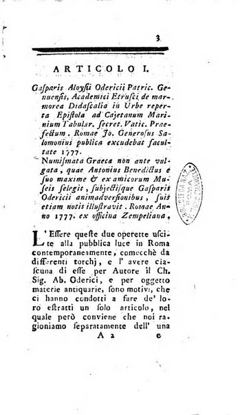 Giornale de'letterati