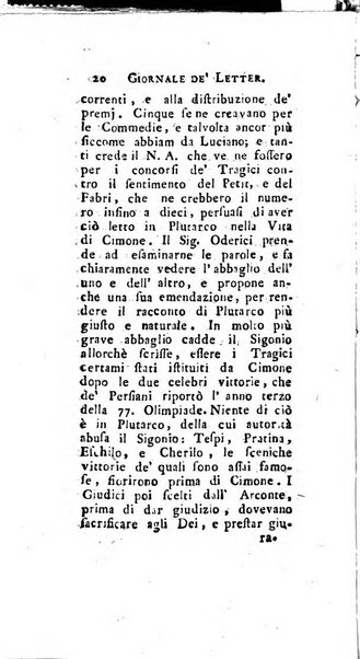 Giornale de'letterati