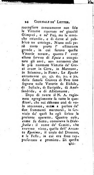 Giornale de'letterati