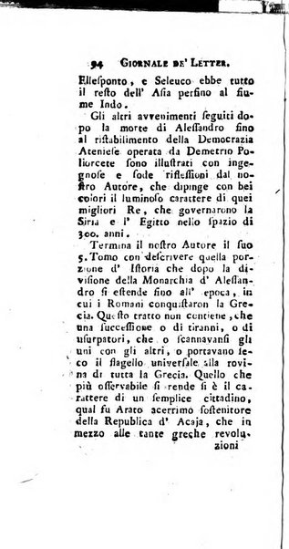 Giornale de'letterati