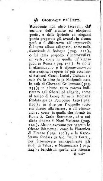 Giornale de'letterati