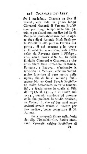 Giornale de'letterati