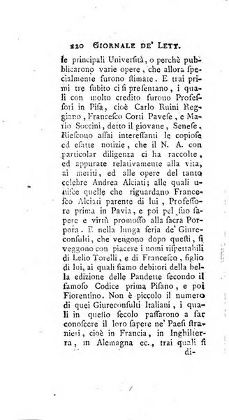 Giornale de'letterati