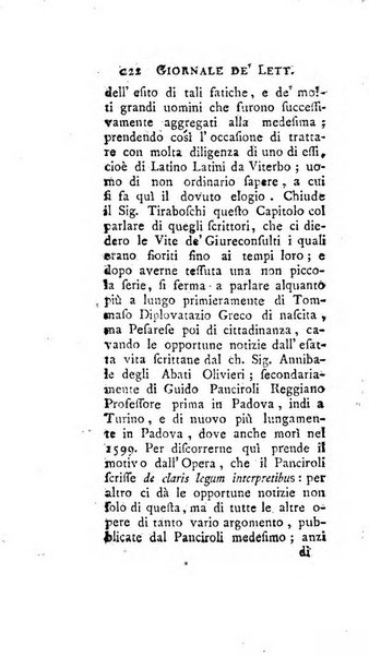 Giornale de'letterati