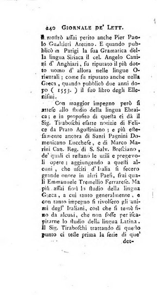 Giornale de'letterati