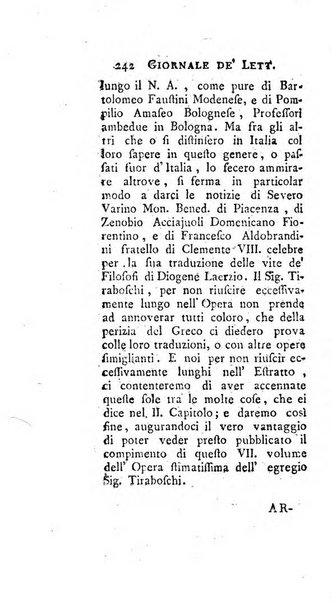 Giornale de'letterati