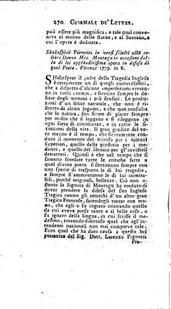 Giornale de'letterati