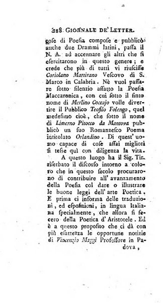 Giornale de'letterati