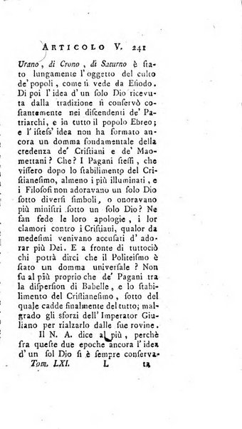 Giornale de'letterati