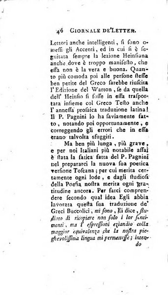 Giornale de'letterati