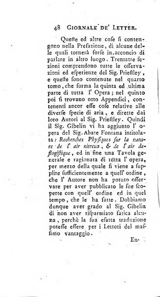 Giornale de'letterati