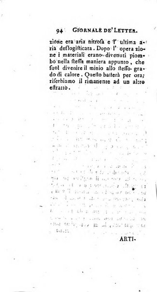 Giornale de'letterati