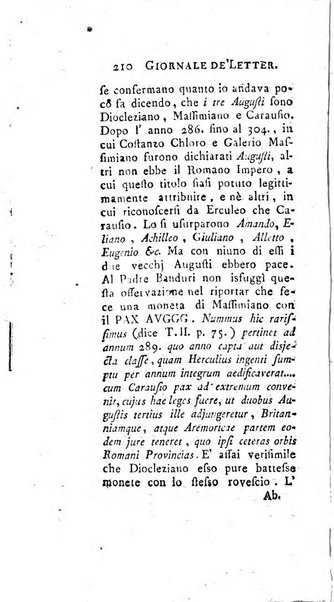 Giornale de'letterati