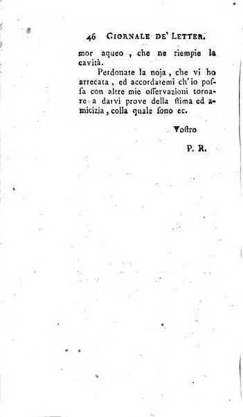 Giornale de'letterati