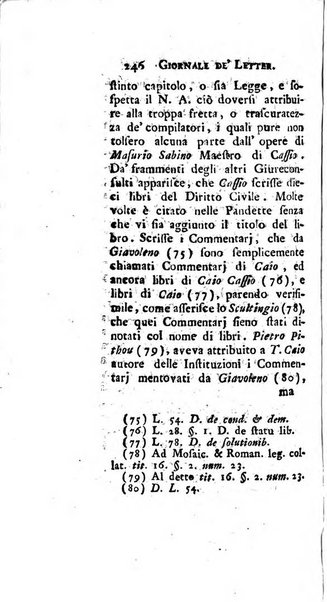 Giornale de'letterati