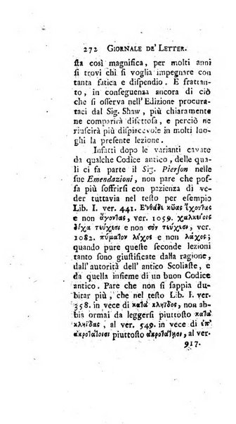 Giornale de'letterati