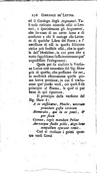 Giornale de'letterati