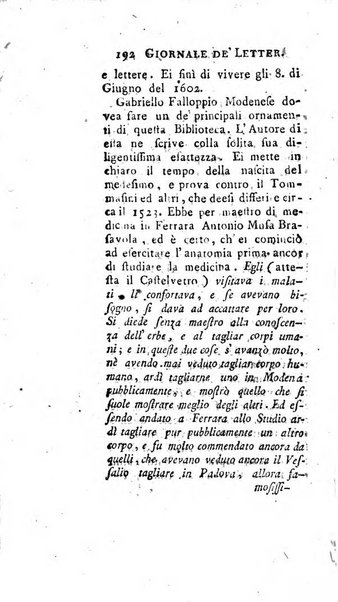 Giornale de'letterati