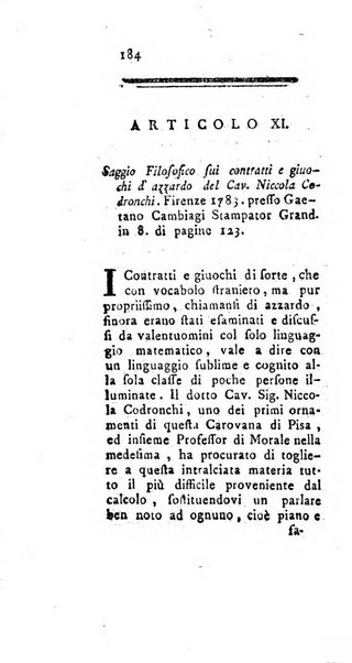 Giornale de'letterati