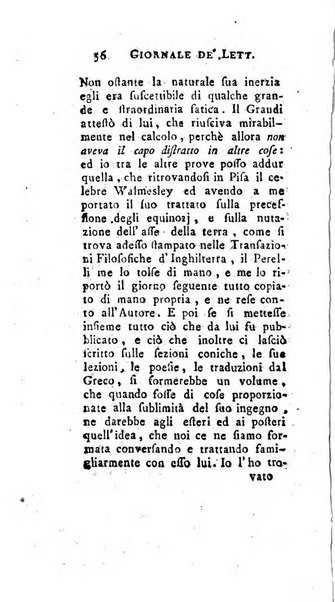 Giornale de'letterati