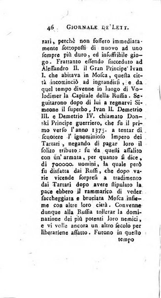 Giornale de'letterati