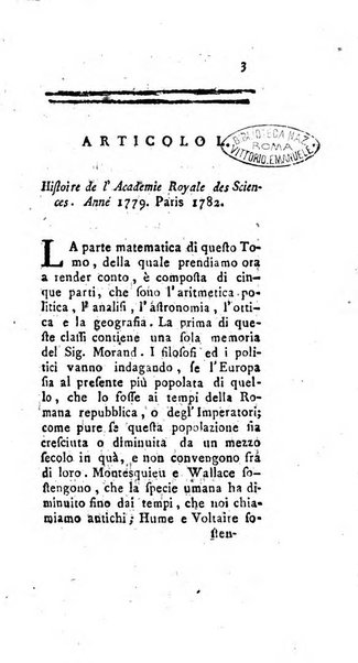 Giornale de'letterati