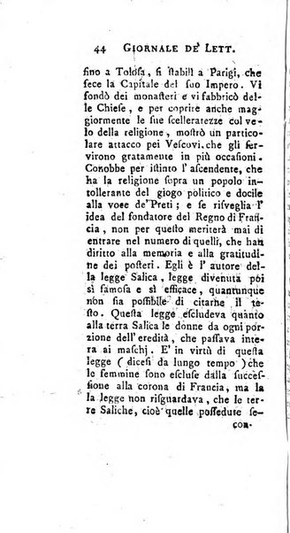 Giornale de'letterati