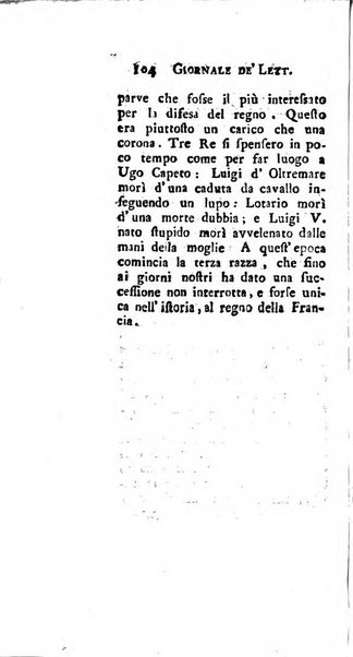 Giornale de'letterati